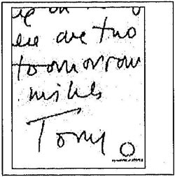 Toomorrow v dopise Tonyho Blaira