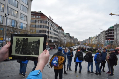 Hledání míst paměti našeho města přímo v terénu